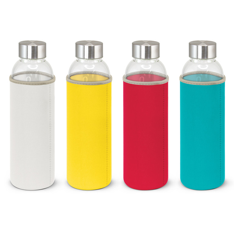 Custom branded Venus Bottle - Neoprene Sleeve - promotional drink bottle with logo printing available in Australia