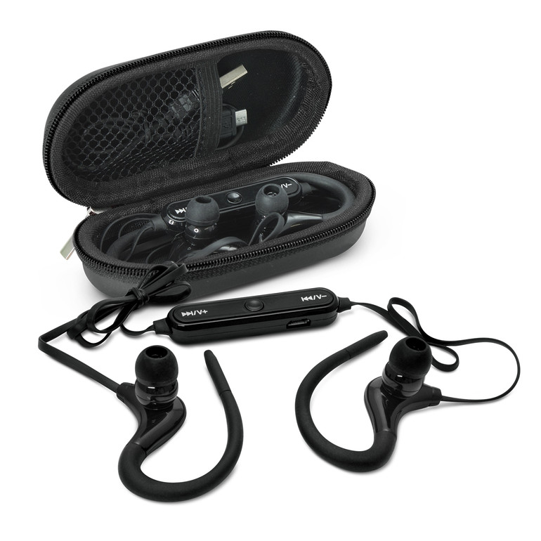 Custom branded Olympic Bluetooth Earbuds - promotional merchandise with logo printing available in Australia