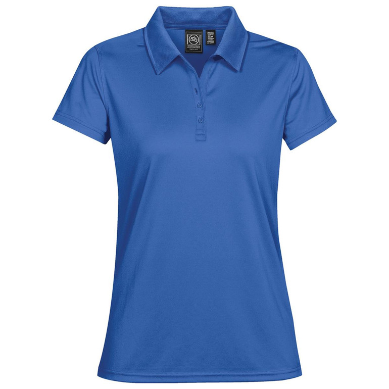 Women's Eclipse Pique Polo - Azure Blue