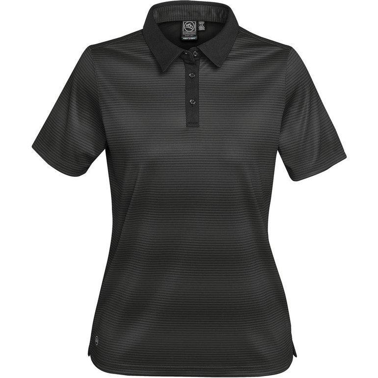 Women's Vibe Polo - Carbon,Black