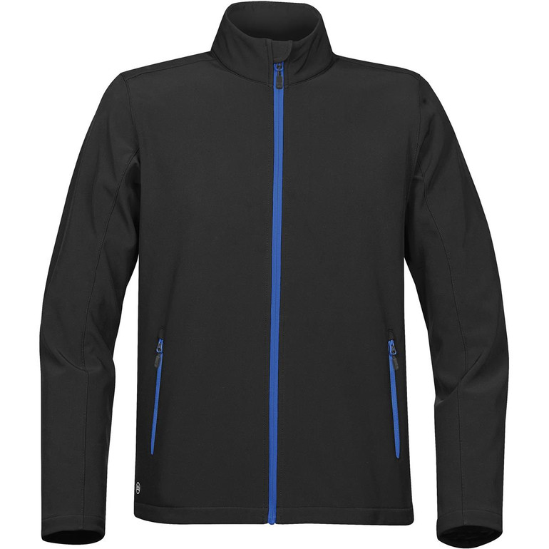 Men's Orbiter Softshell - Black,Azure Blue
