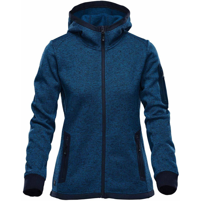 Women's Juneau Knit Hoody - Denim