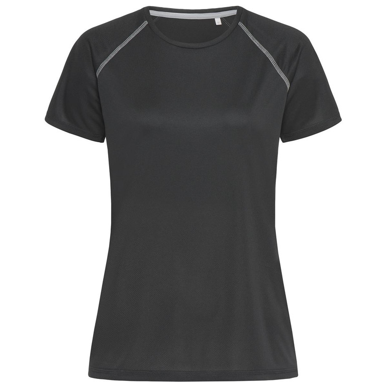 Women's Active Team Raglan - Black Opal