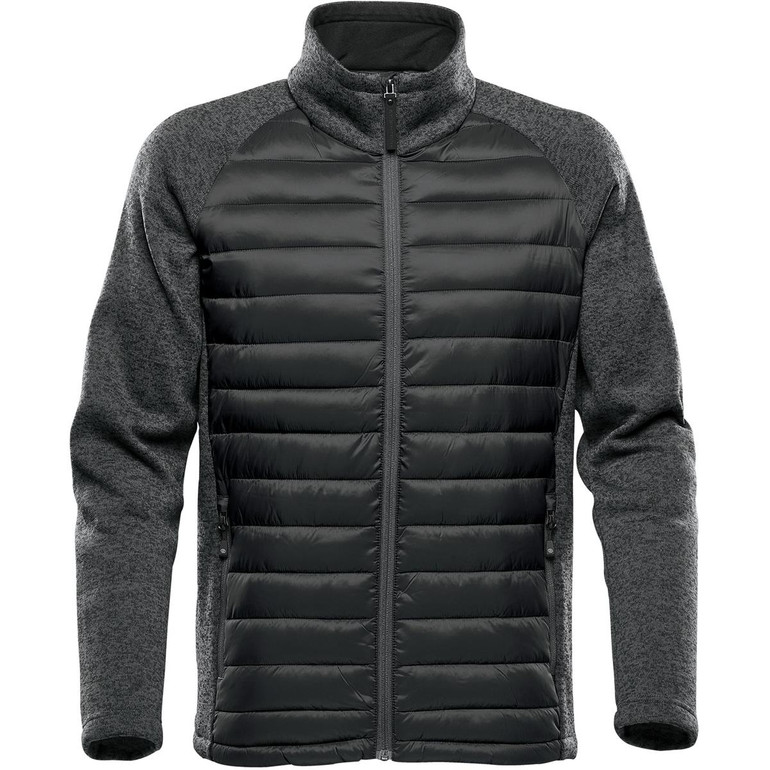 Men's Narvik Hybrid Jacket - Black,Dolphin Heather