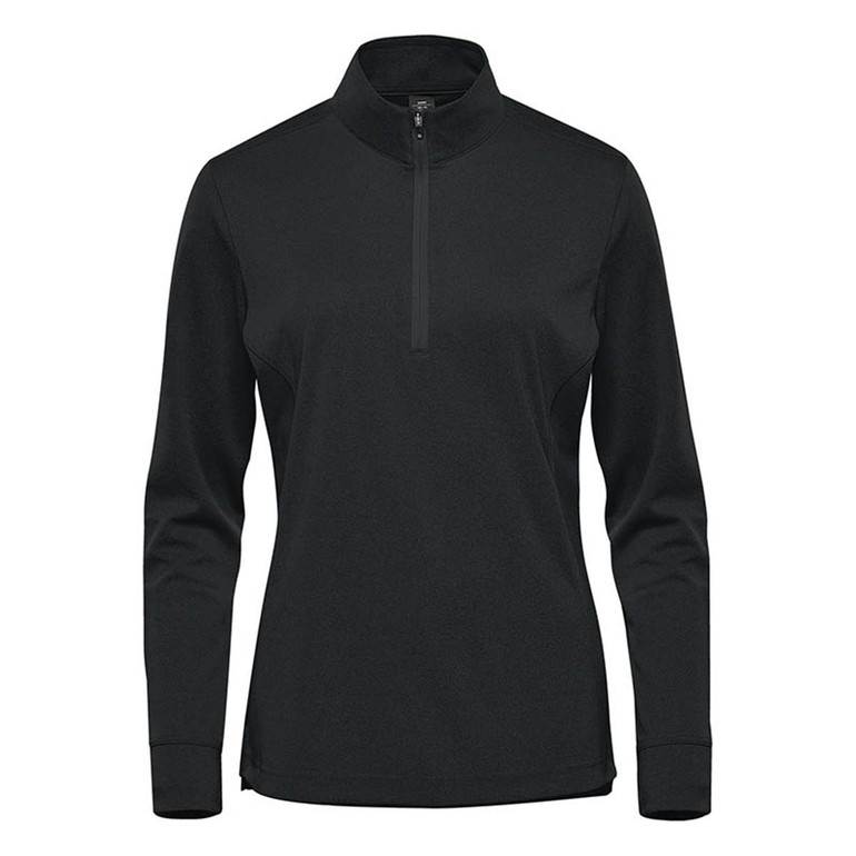 Women's Dockyard 1/4 Zip Pullover - Black