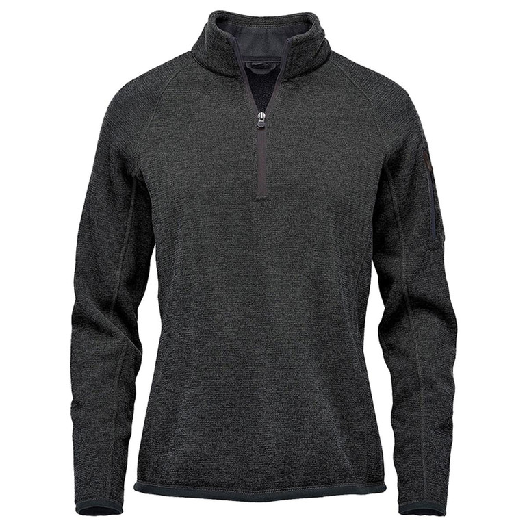 Women's Avalante 1/4 Zip Pullover - Black Heather