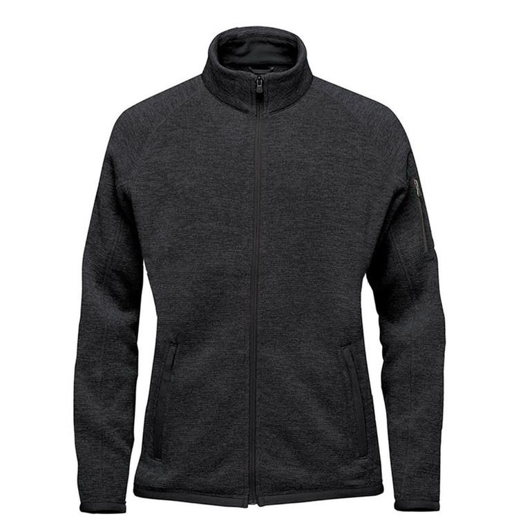 Women's Avalante Full Zip Fleece Jacket - Black Heather