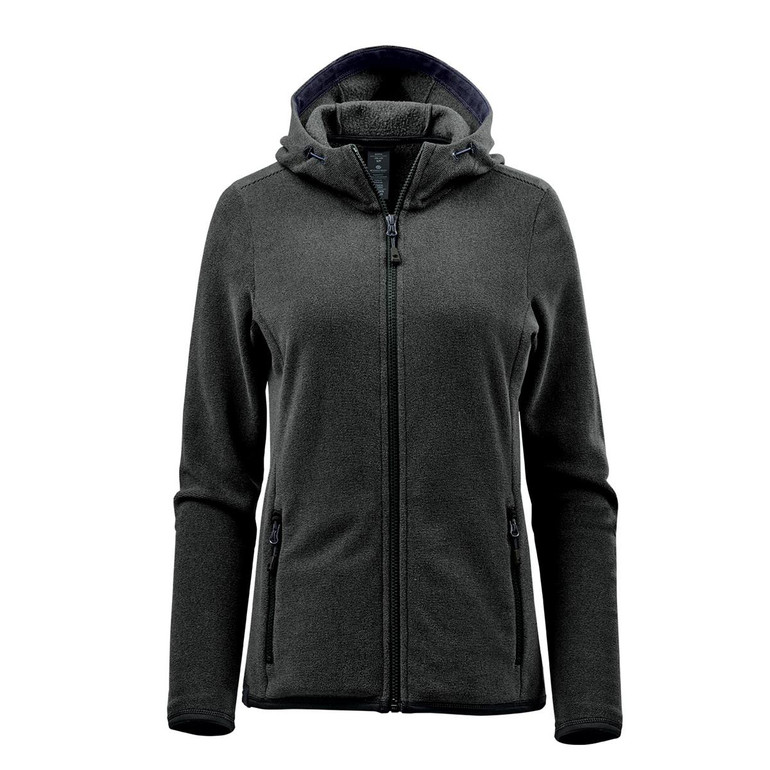 Women's Novarra Full Zip Hoody - Carbon Stripe