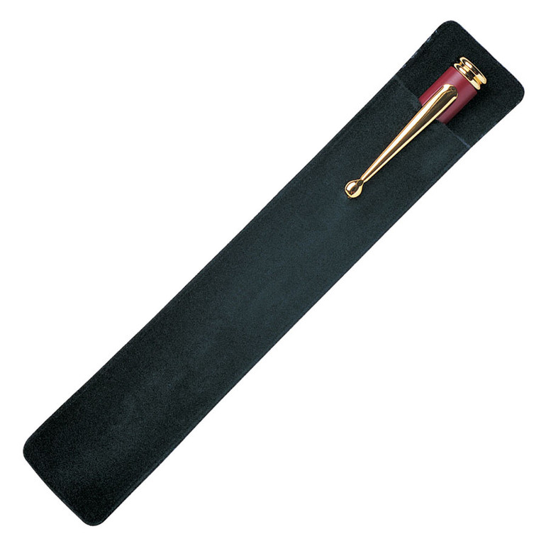 <p>Unbranded black velvet pen pouch, sold in bulk only with no decoration options. For orders under 1,000 units, pouches must be purchased alongside pens. A simple and elegant way to present and protect writing instruments.</p>
