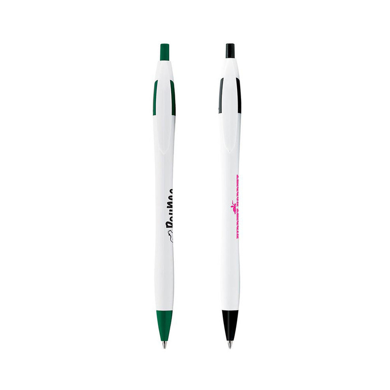 <p>A perfect representation of a popular, contoured design. With a secured body, the pen guarantees comfort and minimal separation, rendering it the optimum tool for the bustle of work life. Comes with black ink.</p>
