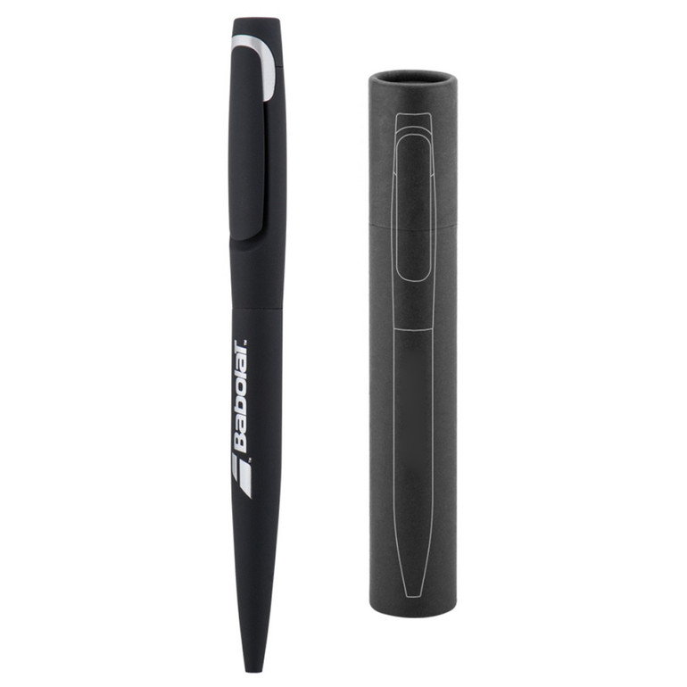 <p>This twist-action ballpoint pen is designed to impress, featuring a discreet clip, a rubberised finish for a comfortable grip, and a Black German ink refill for smooth, effortless writing. The engraving reveals a stunning mirror finish, making it a sleek, standout accessory for any desk or meeting.</p>
