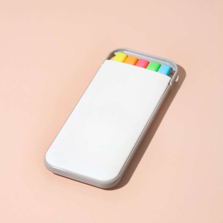 <p>The Medina set is a must-have for anyone who loves to stay organised and colourful. This set of 5 pen-style highlighters comes in a convenient carrying case, making it easy to keep your essentials neat and on hand. Brighten up your notes, documents, or presentations with ease!</p>

