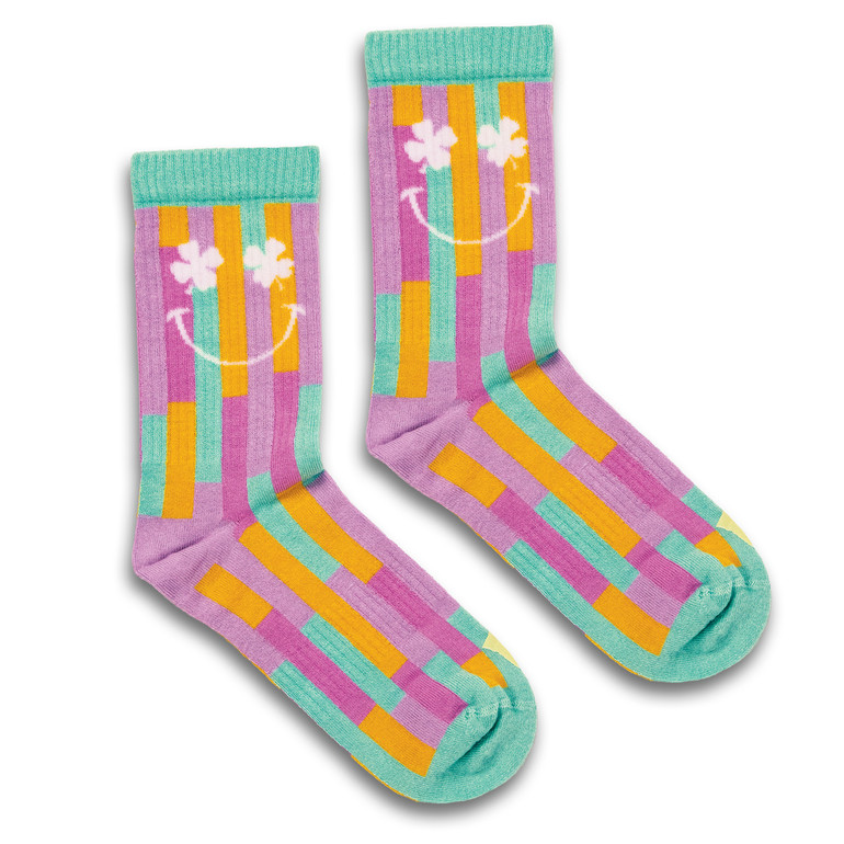 Pixel Knitted Bamboo Socks - Indent Air