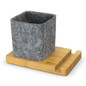 NATURA Bamboo Phone Stand Desk Caddy