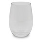 Stemless Shatterproof Red Wine Glass - Clear