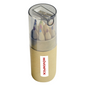 <p>This cylinder-shaped paper tube with a plastic lid is packed with 12 coloured pencils and a sharpener. Compact and easy to carry, it’s the perfect portable set for creativity on the go.</p>
<p>*Pencils are non-toxic.</p>
