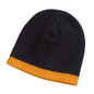 Skull Beanie - Black,Orange