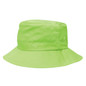 Kids Twill Bucket Hat w/Toggle - Lime