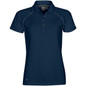 Women Piranha Performance Polo - True Navy,Granite