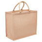 Eco Jute Tote with wide gusset - Natural,Natural