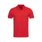 Men's Premium Cotton Polo - Crimson Red