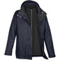 Womens Vortex HD 3-In-1 Parka - Navy