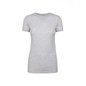 Women's Tri-Blend Crew - Heather White