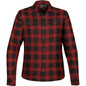 Women's Logan Snap Front Shirt - Black,Red Plaid