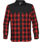 Men's Logan Thermal Shirt - Black,Red Plaid