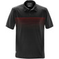 Men's Wavelength Polo - Black,Bright Red
