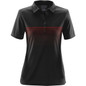 Women's Wavelength Polo - Black,Bright Red