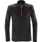 Men's Pulse Fleece Pullover - Black,Bright Red