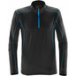 Men's Pulse Fleece Pullover - Black,Electric Blue