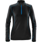 Women's Pulse Fleece Pullover - Black,Electric Blue