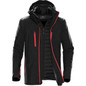 Men's Matrix System Jacket - Black,Bright Red