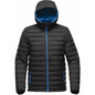 Men's Stavanger Thermal Jacket - Black,Azure Blue