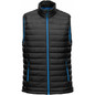 Men's Stavanger Thermal Vest - Black,Azure Blue