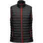 Men's Stavanger Thermal Vest - Black,Bright Red