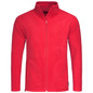 Men's Active Fleece Jacket - Scarlet Red