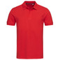 Men's Henry Polo - Crimson Red