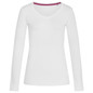 Women's Claire V-neck Long Sleeve - White