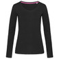 Women's Claire V-neck Long Sleeve - Black Opal