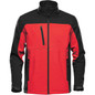 Men's Cascades Softshell - Bright Red,Black