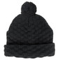 Pom Pom Beanie - Black,Black,Black