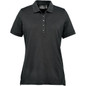 Women's Nantucket Stretch Pique Polo - Black