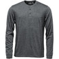 Men's Torcello L/S Henley - Graphite Heather