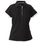 Antreville Women's Cotton Polo - Black