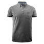 Larkford Men's Cotton Polo - Black Melange