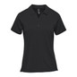 Women's Dockyard Performance Short Sleeve Polo - Black