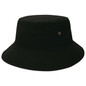 Sandwich Brim Bucket Hat - Black,Black